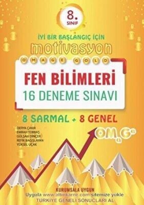 OMAGE 8.SINIF FEN BİLİMLERİ 16 LI DENEME SINAVI MOTİVASYON