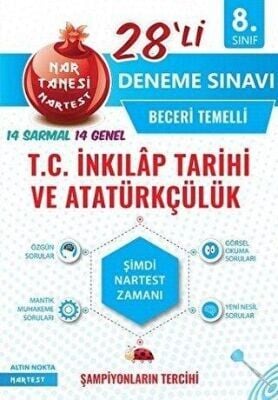 NARTEST 8.SINIF TC İNKILAP TARİHİ ve ATATÜRKÇÜLÜK MAVİ SERİ 28 Lİ DENEME SINAVI