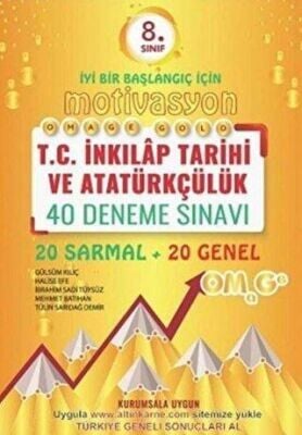 OMAGE 8.SINIF TC İNKILAP TARİHİ ve ATATÜRKÇÜLÜK 40 LI MOTİVASYON DENEME SINAVI