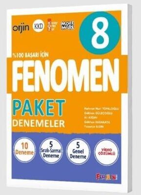 FENOMEN 8.SINIF TÜM DERSLER PAKET DENEMELER (10 DENEME)