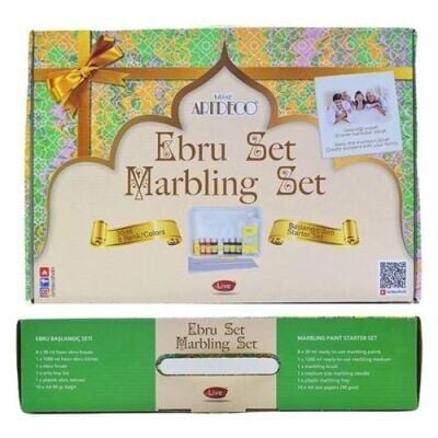 ARTDECO EBRU BAŞLANGIÇ SETİ (A4 TEKNELİ ) 8X30 ML