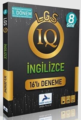 PARAF 8.SINIF İNGİLİZCE IQ 16 Lİ DEN.1.DÖNEM