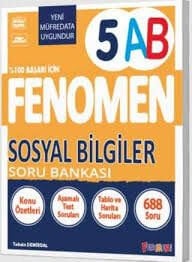 FENOMEN 5.SINIF SOSYAL BİLGİLER (A-B) SORU BANKASI