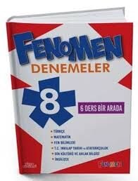 FENOMEN 8.SINIF TÜM DERSLER BRANŞ DENEMELERİ (6 KİTAP)