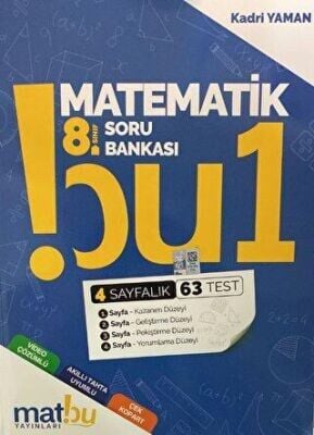 MATBU 8.SINIF MATEMATİK BU 1 SORU BANKASI