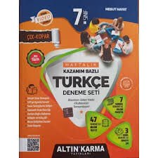 ALTINKARMA 7.SINIF TÜRKÇE HAFTALIK KAZANIM BAZLI DENEME SETİ 2025
