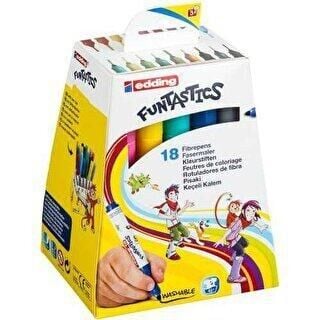 EDDING KEÇELİ KALEM KALIN 14 18 Lİ 4-14-18 FUNTASTICS ED14K1899