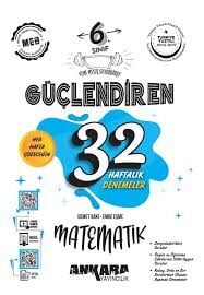 ANKARA 6.SINIF MATEMATİK 32 HAFTA GÜÇLENDİREN DENEME 25-26