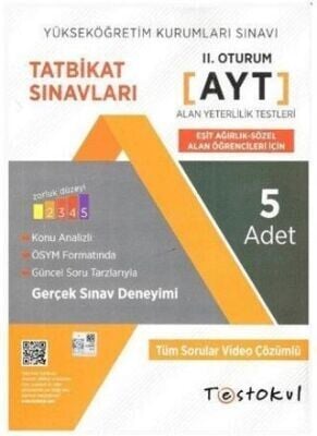 TESTOKUL AYT EŞİT AĞIRLIK SÖZELDENEME SINAVI (5 Lİ)
