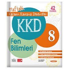 KKD 8.SINIF FEN BİLİMLERİ HAFTALIK KAZANIM KAVRAMA DENEMELERİ (42 FASİKÜL)