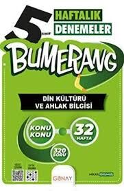GÜNAY 5.SINIF DİN KÜLTÜRÜ VE AHLAK BİLGİSİ BUMERANG 32 HAFTALIK  DENEMELERİ
