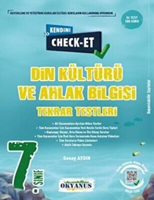 OKYANUS 7.SINIF DİN KÜLTÜRÜ ve AHLAK BİLGİSİ KENDİNİ CHECK-ET TEKRAR TESTLERİ