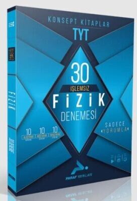 PARAF TYT FİZİK İŞLEMSİZ 30 DENEME