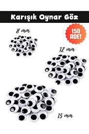 MİSYON MİS-ST01076 SİYAH OYNAR GÖZ 18 mm.