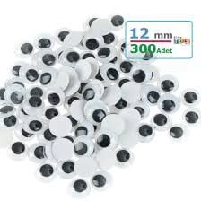 MİSYON MİS-ST01077 SİYAH OYNAR GÖZ 12 mm.