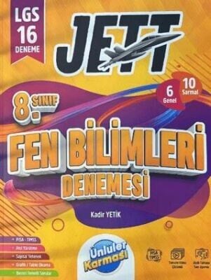 ÜNLÜLER KARMASI 8.SINIF FEN BİLİMLERİ JETT 16'LI BRANŞ DENEMELERİ