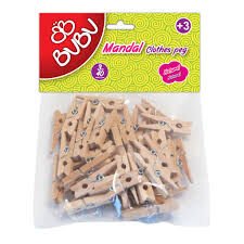 BU-BU HS0004 MANDAL 3CM 40'LI NATURAL
