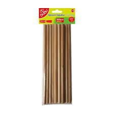 BU-BU HS0018 EĞLENCELİ ÇUBUKLAR NATURAL 20X0,5CM 24'LÜ