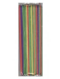 BU-BU HS0028 EĞLENCELİ ÇUBUKLAR RENKLİ 20X0,3CM 50'Lİ