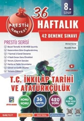 NARTEST 8.SINIF TC İNKILÂP TARİHİ ve ATATÜRKÇÜLÜK HAFTALIK 42 DENEME + 4 YAZILI SINAV