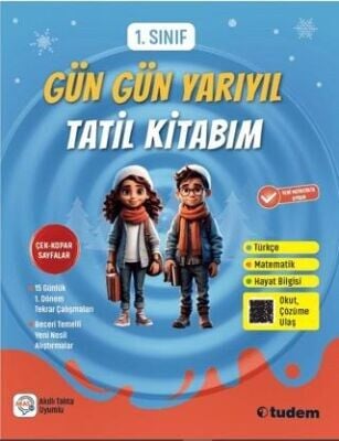 TUDEM 1.SINIF GÜN GÜN YARIYIL TATİL KİTABIM