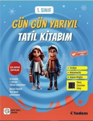 TUDEM 1.SINIF GÜN GÜN YARIYIL TATİL KİTABIM