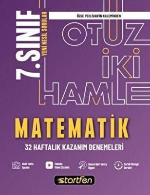 STARTFEN 7.SINIF MATEMATİK 32 HAMLE HAFTALIK KAZANIM
