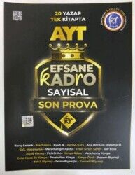 KR AKADEMİ AYT EFSANE KADRO SAYISAL SON PROVA SORU BANKASI