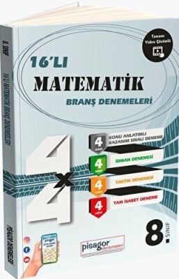 ZEKA KÜPÜ 8.SINIF MATEMATİK 16 LI PİSAGOR DENEMESİ