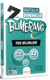 GÜNAY 7.SINIF FEN BİLİMLERİ BUMERANG 32 HAFTALIK DENEMELER (24 25)