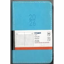GIPTA GÜNLÜK AJANDA 9x14 MAXMINI İPL.DİKİŞLİ DERİ KAPAK 161-MMK