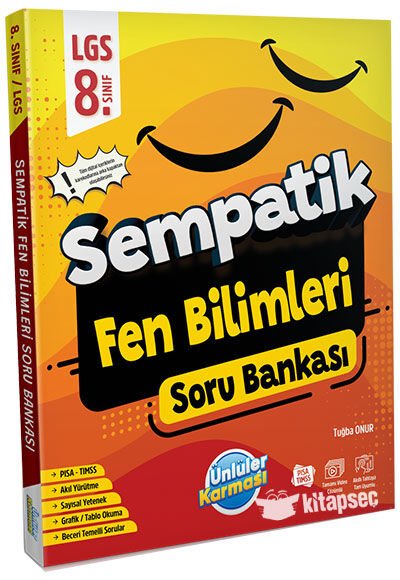 ÜNLÜLER KARMASI 8.SINIF FEN BİLİMLERİ SEMPATİK SORU BANKASI