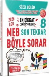 SİNAN KUZUCU 8.SINIF 2026 LGS SÖZEL BÖLÜM SON TEKRAR SORU BANKASI