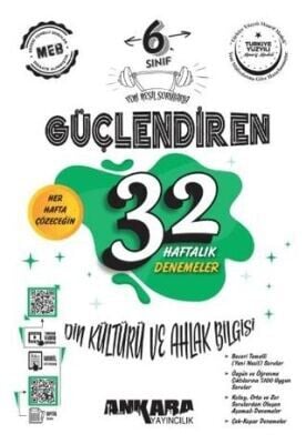 ANKARA 6.SINIF DİN KÜLTÜRÜ ve AHLAK BİLGİSİ 32 HAFTA GÜÇLENDİREN DENEME 25-26