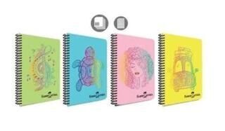 FABER CASTELL 16657 PP KPK FACES SPRALLİ DEFTERTER 80YP KAR
