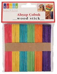 SÜDOR BS69 AHŞAP ÇUBUK KÜÇÜK RENKLİ