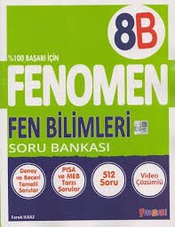 FENOMEN 8.SINIF FEN BİLİMLERİ SORU BANKASI (B)