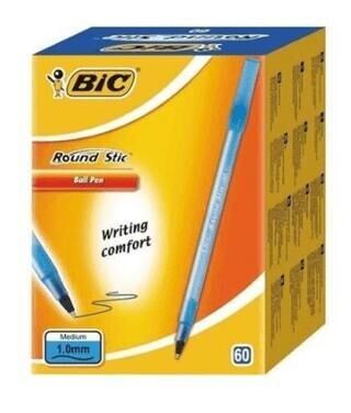 TÜKENMEZ BİC ROUND STIC 1,00MM MAVİ