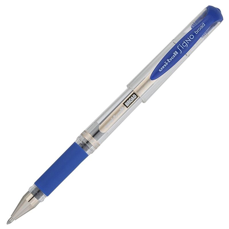 UNİBALL UM-153 SİGNO BROAD 1.0 İMZA KALEMİ MAVİ