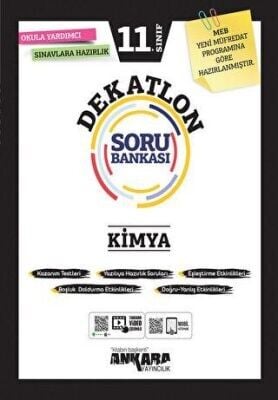 Ankara 11.Sınıf Dekatlon Kimya Soru Bankasi