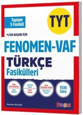 FENOMEN TYT TÜRKÇE VAF FASİKÜL SETİ VAF  (1-2-3-4-5.FASİKÜL)