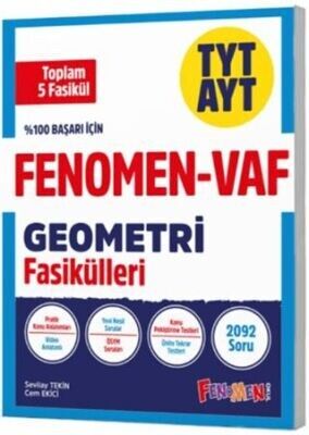 FENOMEN TYT-AYT GEOMETRİ VAF FASİKÜL SETİ (1-2-3-4-5.)