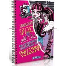 LİLAMOR SPR.ŞEKİLLİ MONSTER DEFTER 13X18 60 SYF.