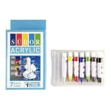 SÜDOR AKRİLİK BOYA TÜP 7X9 ML