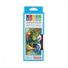 SÜDOR SD122 AKRİLİK BOYA 10X20 ML SETSANAT