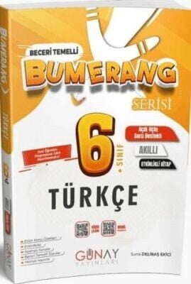 GÜNAY 6.SINIF TÜRKÇE BUMERANG ETKİNLİKLİ KİTAP 25-26