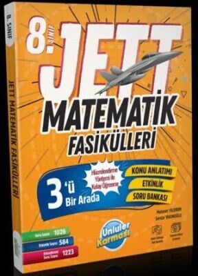 ÜNLÜLER KARMASI 8.SINIF MATEMATİK JETT FASİKÜLLERİ 25-26