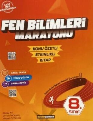 MARATON 8.SINIF FEN BİLİMLERİ ETKİNLİKLİ KİTAP