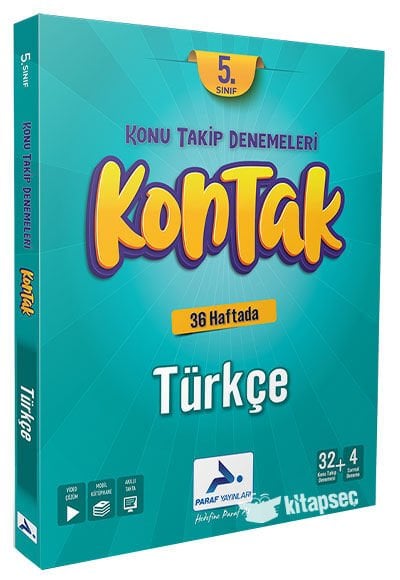 PARAF 5.SINIF TÜRKÇE KONTAK SERİSİ KONU TAKİP DENEMELERİ