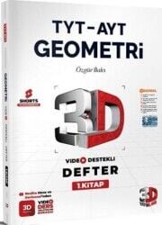 3D TYT-AYT GEOMETRİ VDD VİDEO DESTEKLİ DEFTER (24-25)